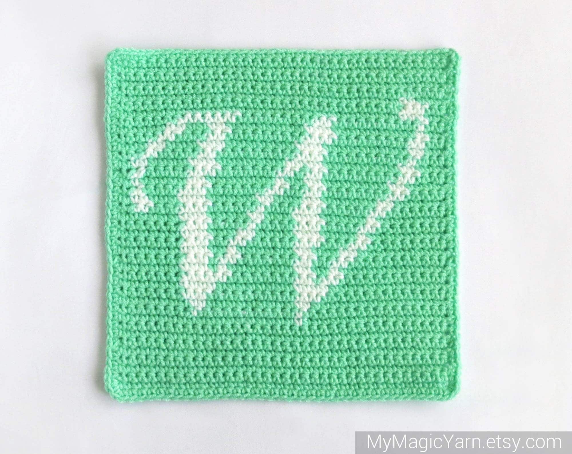 Alphabet Crochet Pattern Crochet Letter Pattern W Etsy