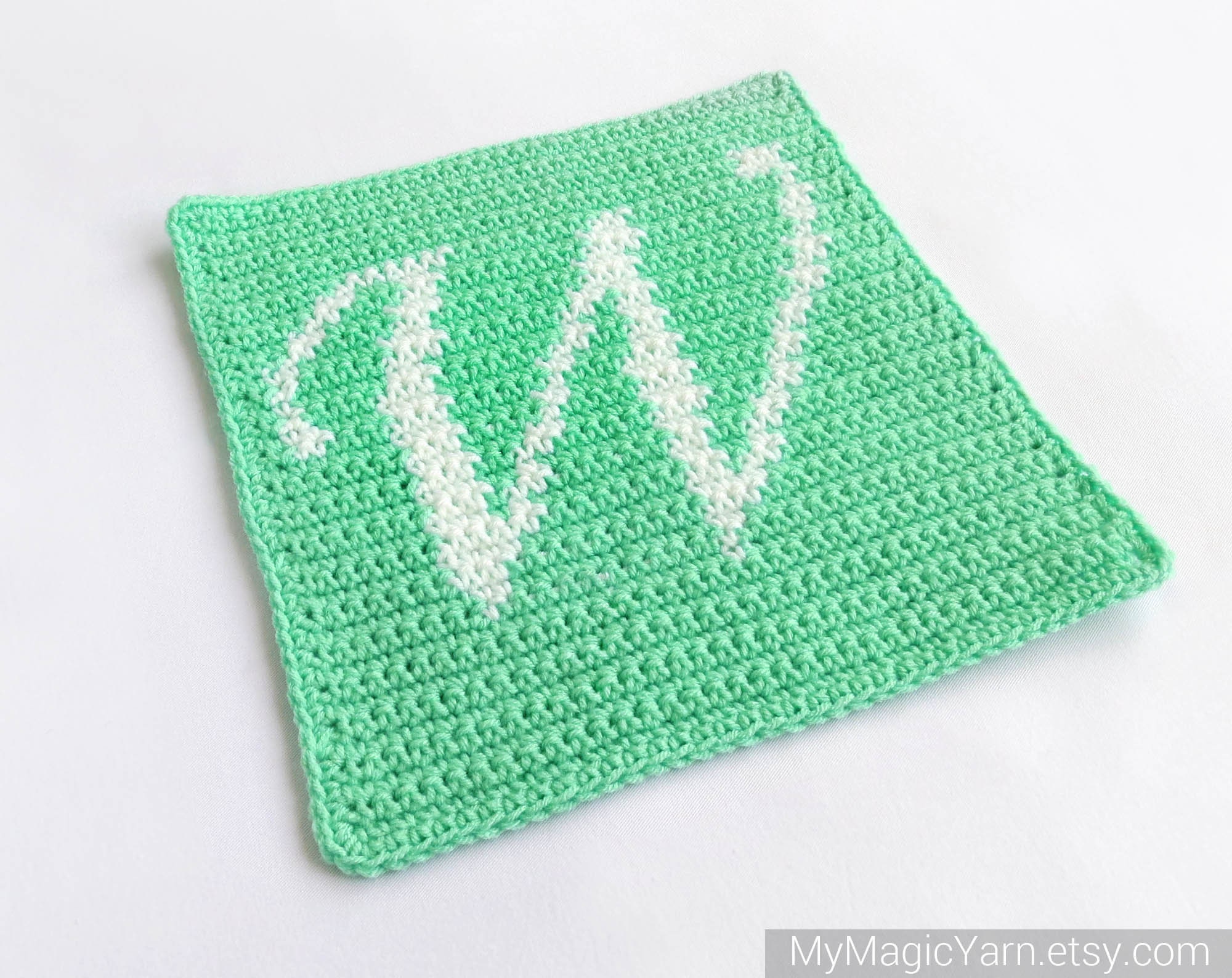 Alphabet Crochet Pattern Crochet Letter Pattern W Etsy