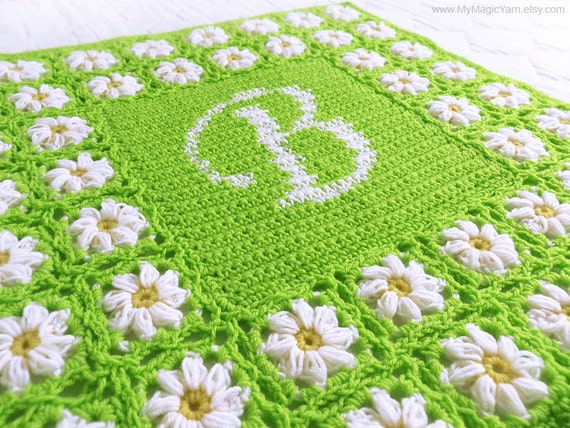personalized crochet baby blanket