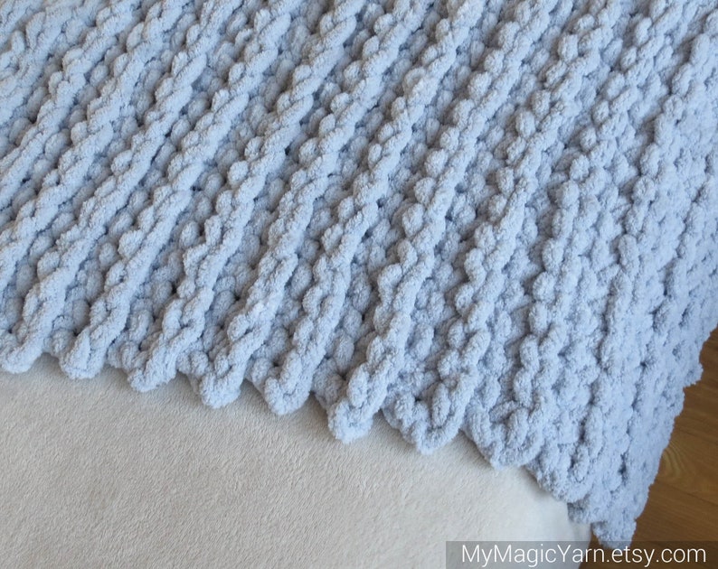 Crochet Pattern for Beginner BERNAT Blanket EXTRA Yarn Etsy