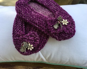 Disney inspired slippers . "Anna"