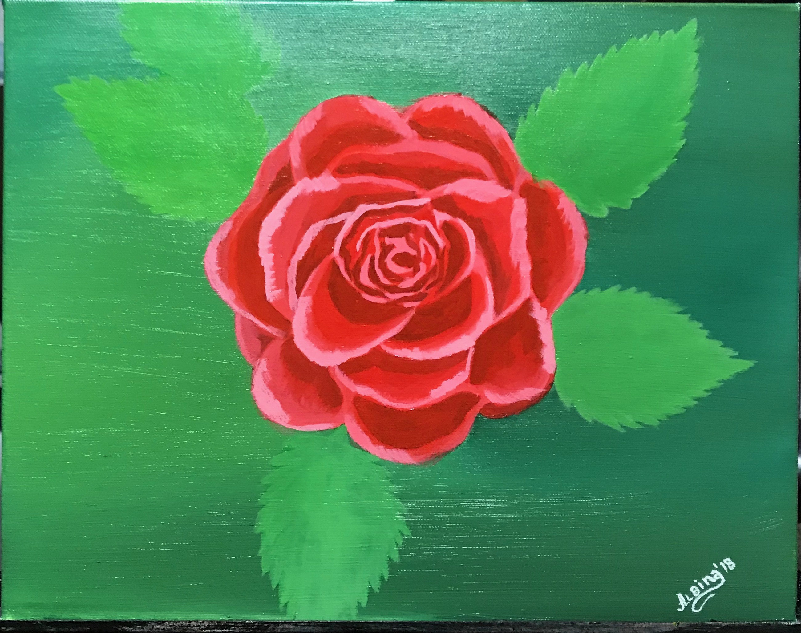 絵画 Red Rose A Perfect Red Rose - Limited Edition Canvas – Thomas Kinkade