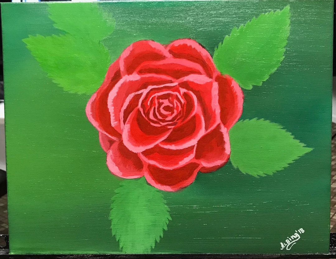 絵画 Red Rose perero_12x16_burlfr4_grande.