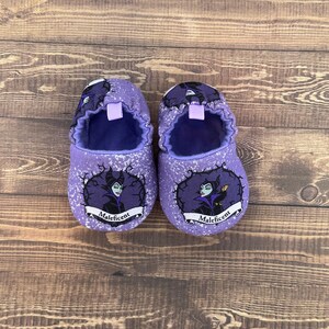 Witch Baby Shoes, Villain Baby Booties, Newborn Moccasins, Baby Gift, Baby Shower Gift, Fabric Shoes, Infant Slippers, Toddler Shoes