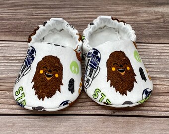 Wookie Baby Shoes, Baby Booties, Trendy Baby Shoes, Gift for Baby, Baby Shower Gift, Fabric Shoes, Infant Slippers, Toddler Shoes