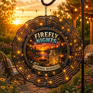 Firefly Nights Wind Spinner:  (Digital Download)