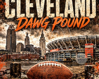 Cleveland Football Sublimationsdesign (Digitaler Download)
