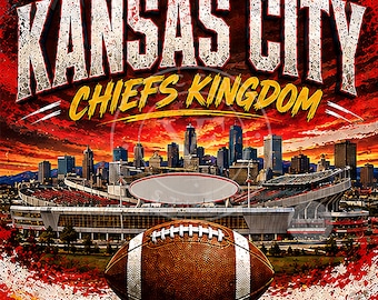 Kansas City Football Sublimationsdesign (Digitaler Download)