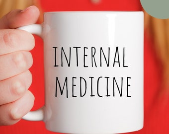 internal medicine mug,  nurse, doctor, resident doctor, picu, physican, kids, residency, Ceramic Mug 11oz