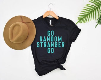 marathon support shirt, marathon gift, marathon runner, go random stranger go