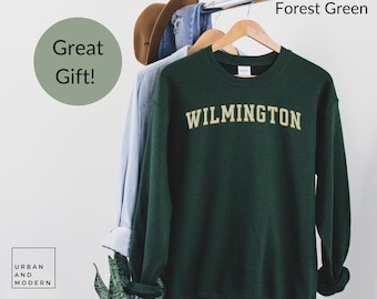 Wilmington sweatshirt, North Carolina, Wilmington sweatshirt, shirt gifts, Varsity, collegiate, Delaware, USA