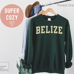 belize sweatshirt, jersey Central America, vacation, shirt, travel, resort, , belize Shirt, Belize Gift, belize crewneck