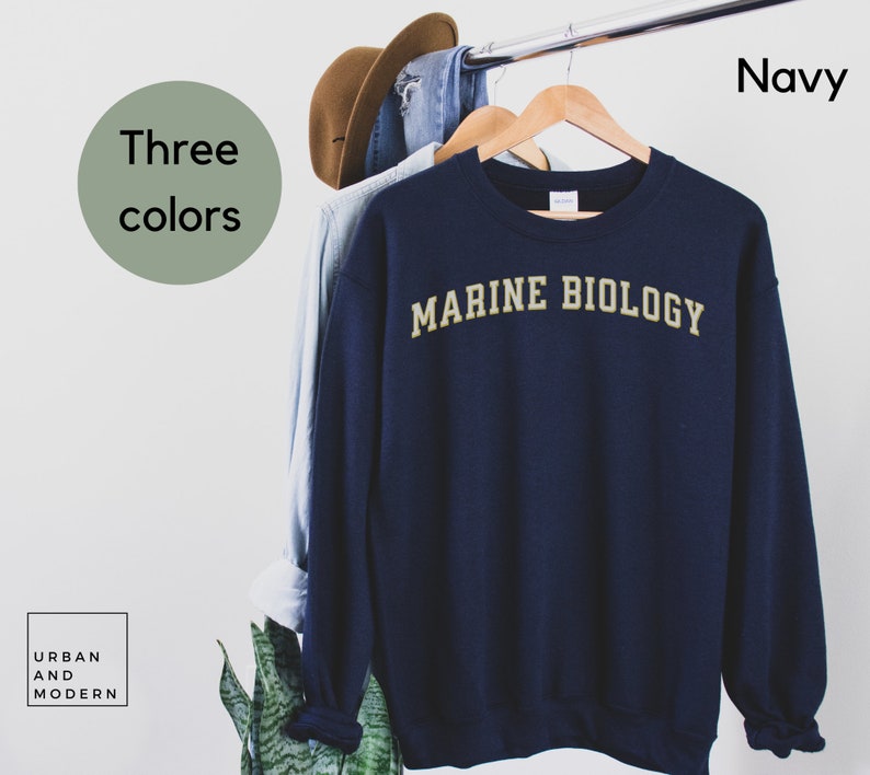 Marine Biology Sweatshirt, Marine Biology Gift, Marine Biology Sweater, Graduation Gift, Major