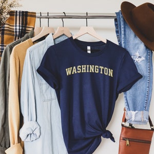 washington tshirt, tee gift, state, gift, travel, tourism, dad, fathers day mothers day, for her,
