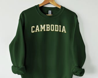 Cambodia shirt, cambodia sweatshirt, cambodia gift for dad, cambodia gift for him, khmer pride