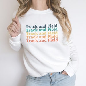 track and field sweatshirt, Track & Field Crewneck Sweatshirt, track and field team, track and field team image 3