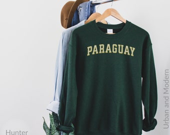 Paraguay sweatshirt, paraguay gift, paraguay sweater, travel, vacation, Crewneck Pullover,  Paraguay Jersey