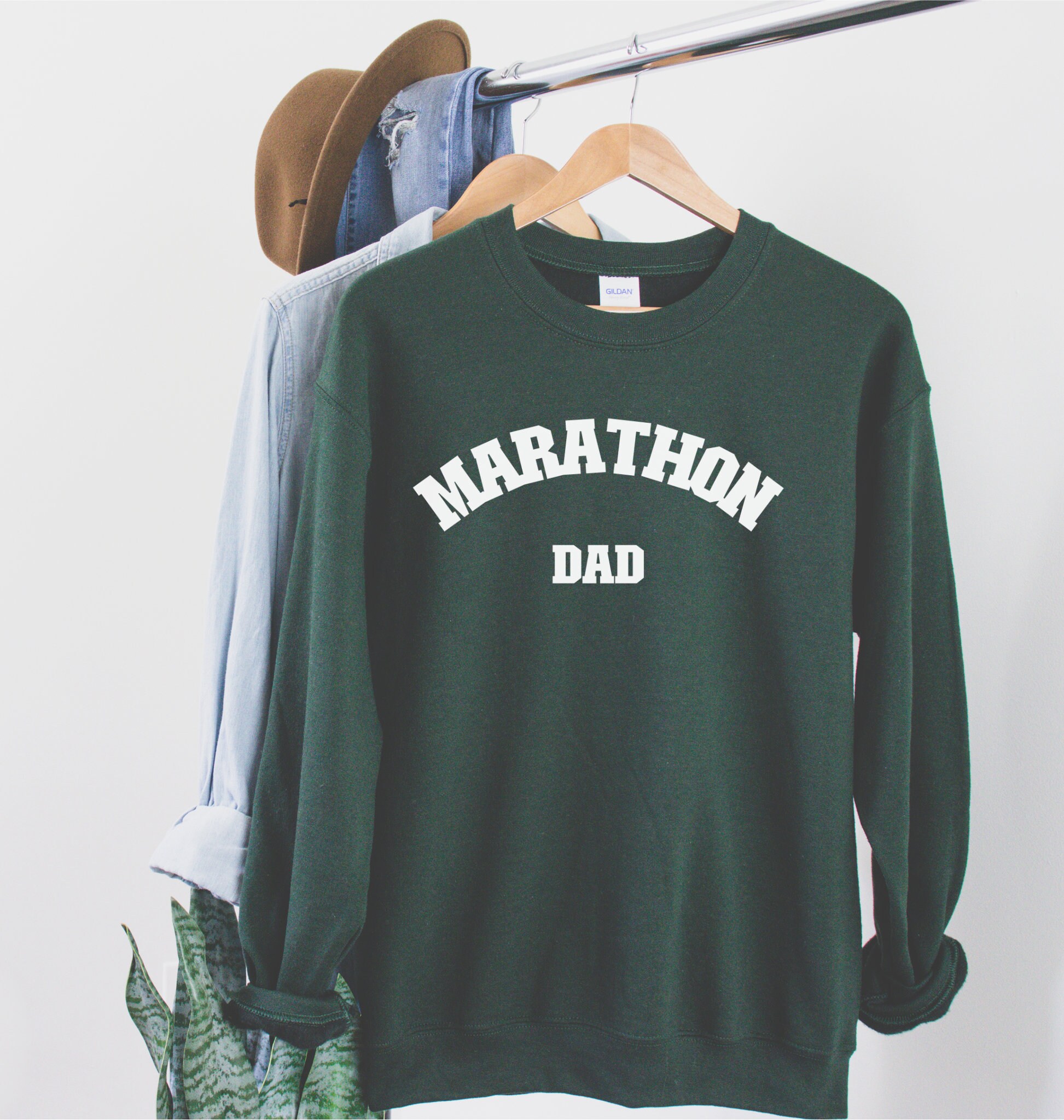 marathon dad sweatshirt, marathon dad fathers day, running gift dad, runners gift for him