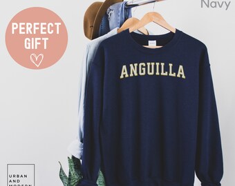 Anguilla Gift, Caribbean Sweatshirt, Vacation, Sweater, Gifts