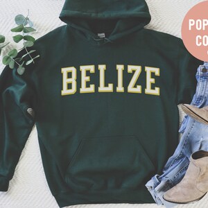 Belize hoodie, belize shirt, Central America, belize vacation, sweater, travel, resort,  Belize Gift, Belize Souvenir, varsity