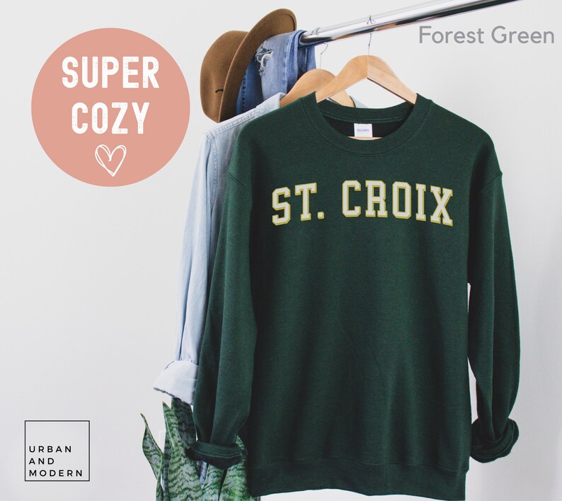 St. Croix Sweatshirt, St. Croix Gift, St. Croix Sweatshirt Saint Croix