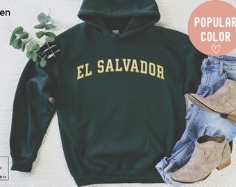 El Salvador hoodie, El Salvador sweatshirt, El Salvador gifts, Central America, mothers day, El Savador Jersey