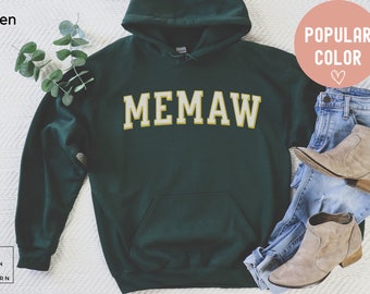 memaw hoodie, memaw gift, memaw sweatshirt, gift for memaw, new memaw, mothers day, birthday