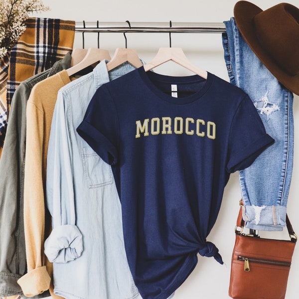 Morocco tshirt, tee, trip, vacation, gifts, north Africa, Marrakesh, Travel Souvenir , t