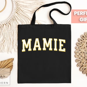 mamie tote bag, mamie bag, mamie gift, new mamie, mamie mothers day, mamie birthday gift, mammie grandma
