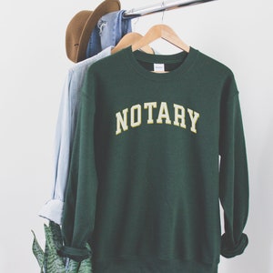 notary shirt, notary sweatshirt, Gift for Mobile Notary Public, notary gift, Notary Business Marketing, varsity shirt