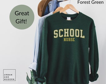 school nurse sweatshirt, school nurse gift, school nurse sweater, school nurse appreciation, RN gift,