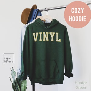 vinyl hoodie, vinyl lover, music lover, music gift, music shirt, record lover, recorder gift, vinyl sweater