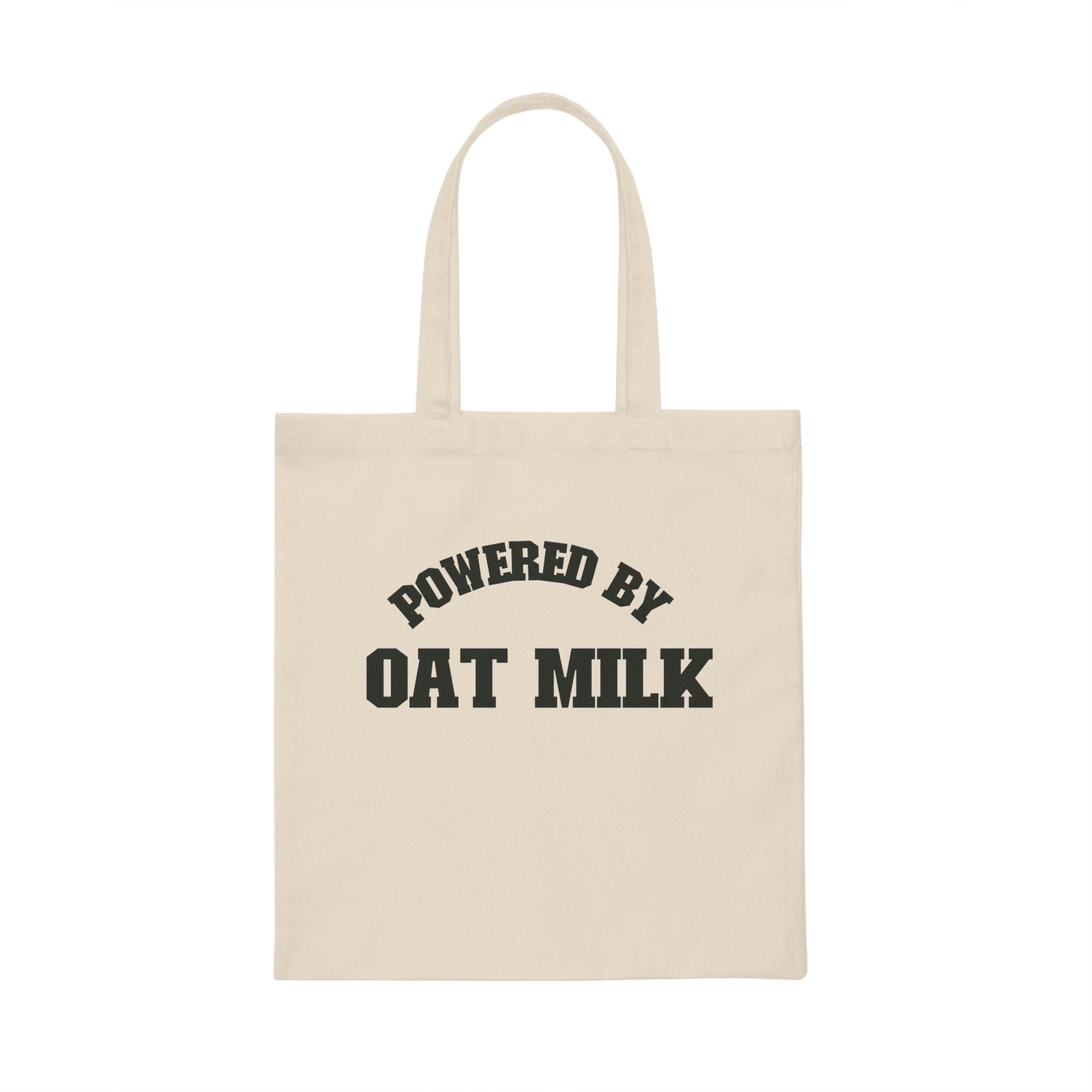 Oat Milk - Recycled Fabric Tote Bag - Neon Yellow