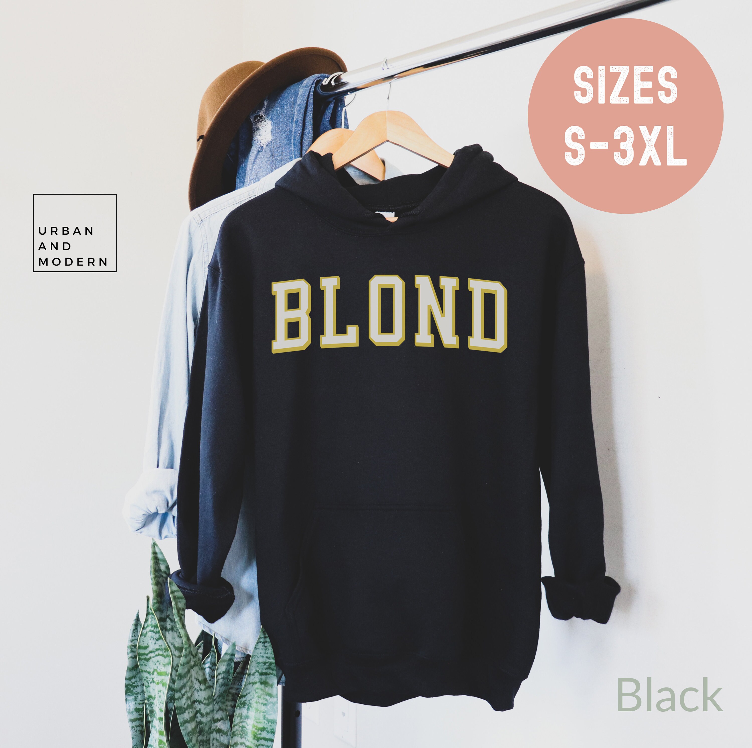 Blond Hoodie Blond Hoodie blondes Shirt Geschenk fur blondes beste Freundin Shirt blond Pullover Geschenk fur blondes Haar Etsy
