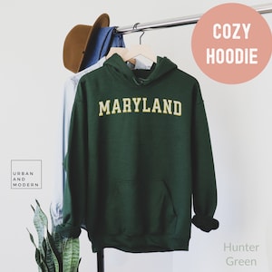 Maryland hoodie, maryland gift, maryland sweater, maryland sweatshirt, gift for Maryland, Maryland tee, state, USA, souvenir