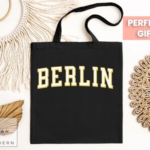 berlin  tote bag, germany tote bag, germany gift, berlin souvenir, germany vacation, germany holiday