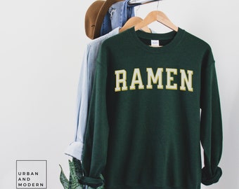 ramen sweatshirt, ramen sweater, foodie shirt, Japanese food, ramen noodles, ramen gifts, funny, ramen shirt