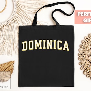 Dominica  tote bag, Dominica gift, Dominica souvenir, Dominica pride, Dominica bag, Dominica travel, Dominica vacation