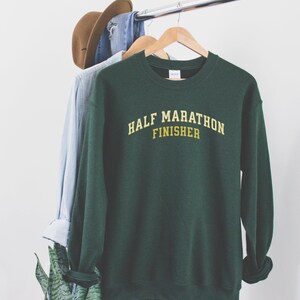 half marathon finisher, half marathon gift, half marathon running, half marathon gifts, running gifts, sweatshirt, long sleeve