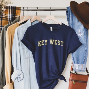 key west shirt, key west flordia, key west girls trip, key west bachelorette shirt, flordia shirt, flordia tshirt, collegiate, varisty