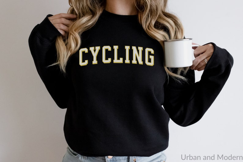 Cycling Sweatshirt, Sweater, Gift for Bike Lover, Cyclist Shirt