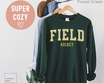 field hockey shirt, field hockey gifts, field hockey player, gift for field hockey sweatshirt, long sleeve, sports ,crewneck