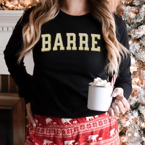 barre  long sleeve, barre  sweatshirt, Barre gift, Barre instructor, Barre workout, barre lover, barre top, barre sweater,