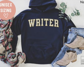 writer hoodie, writer sweater, writer gift, author gift,new author, journalist, english gift