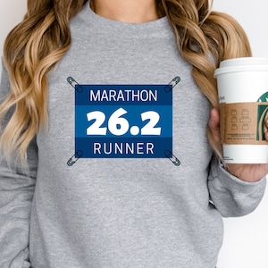 Marathon gift, 26.2 sweatshirt, Marathon Finisher, Marathon sweatshirt,  Marathon Sweatshirt, 26.2 Sweatshirt, 26.2 Miles, Running gift
