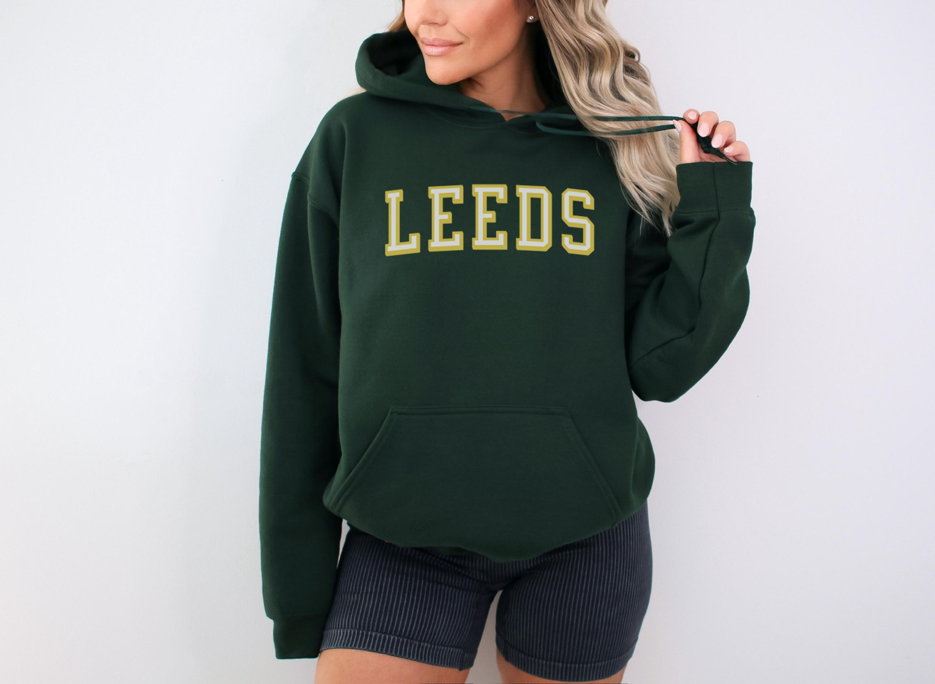 Sweat à capuche leeds, sweat à capuche, pull, angleterre, cadeaux, fête des mères, fête des pères, pride, jersey, - France