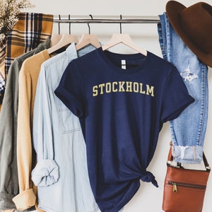 stockholm shirt, Sweden gift, vacation gift, europe, gift for mom, dad, fathers day, mothers day, t-shirt, tee,