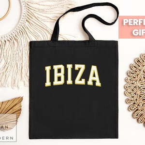 ibiza  tote bag, ibiza gift, ibiza spain, ibiza vacation, ibiza holiday, ibiza travel,