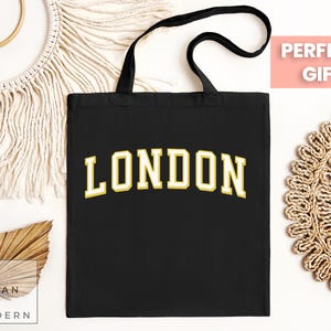 london tote bag, London UK, London England, London bag,  London United kingdom, London souvenir, London trip