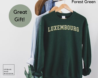 Luxembourg sweatshirt, Luxembourg gift, Luxembourg sweater, Luxembourg jumper, Luxembourg shirt, Luxembourg souvenir, Luxembourg gifts,